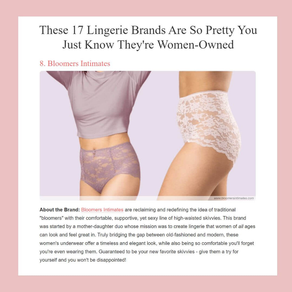 Bloomers Intimates Womens Underwear Sexy Granny Panties Lace Panties