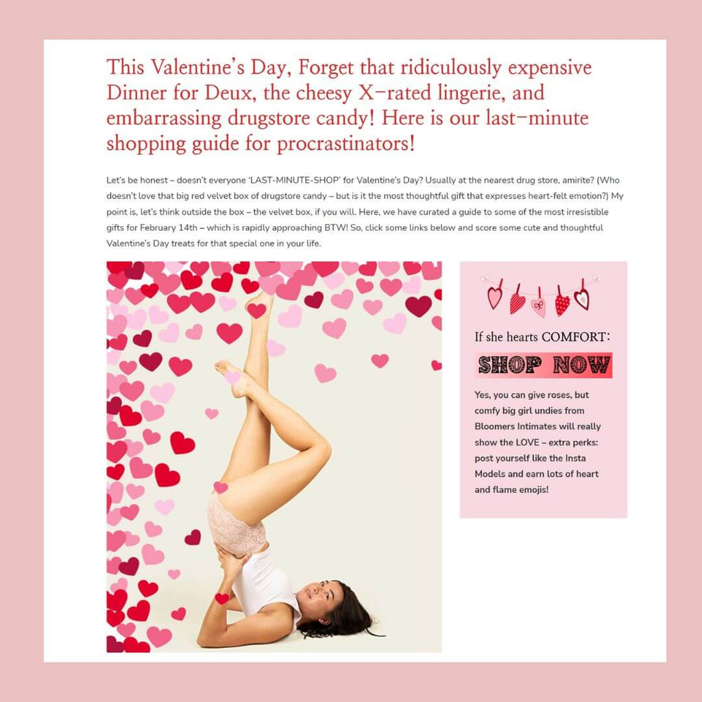 Bloomers Intimates Best Gifts for Valentines Day Lingerie Gifts for Her Lace Panties