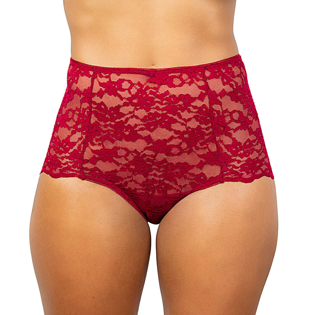 High Waisted Lace Underwear