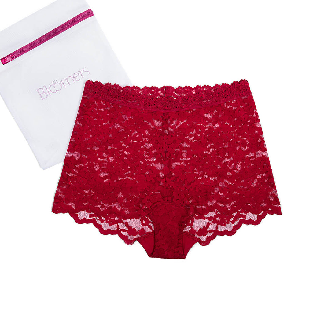 Red Lace Boyshort Underwear